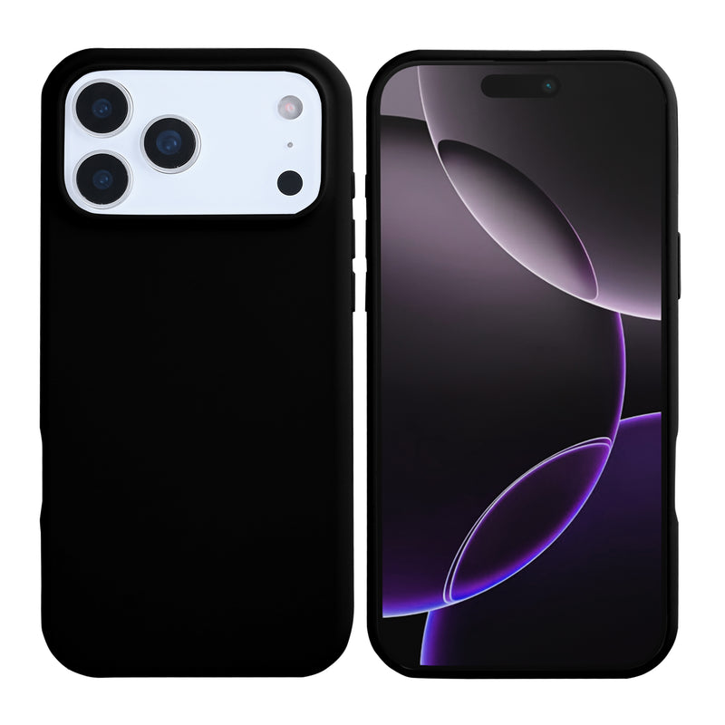 Rixus Soft TPU Phone Case With MagSafe For iPhone 17 Pro Black