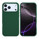 Rixus Soft TPU Phone Case With MagSafe For iPhone 17 Pro Dark Green