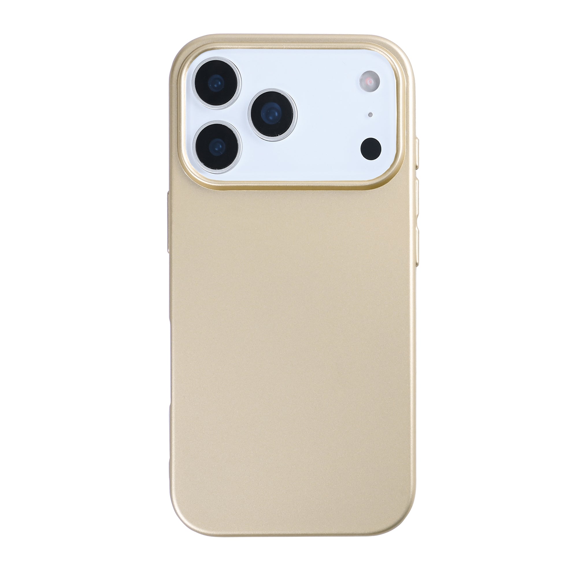 Rixus Soft TPU Phone Case With MagSafe Compatible For Apple iPhone 17 Pro Gold