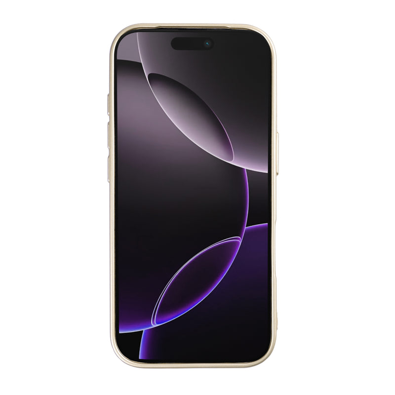 Rixus Soft TPU Phone Case With MagSafe For iPhone 17 Pro Gold