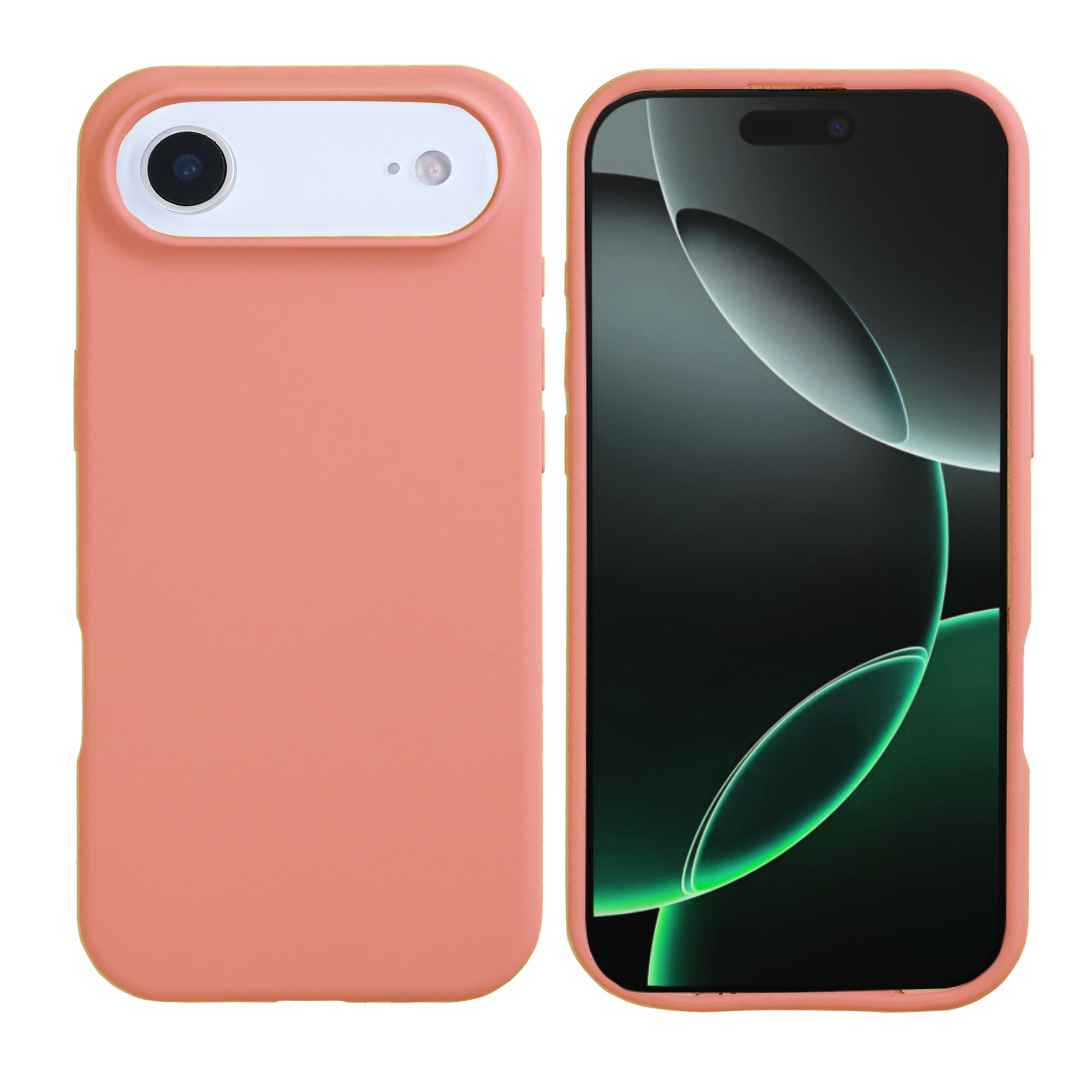 Rixus Soft TPU Phone Case With MagSafe Compatible For Apple iPhone 17 Air Pink