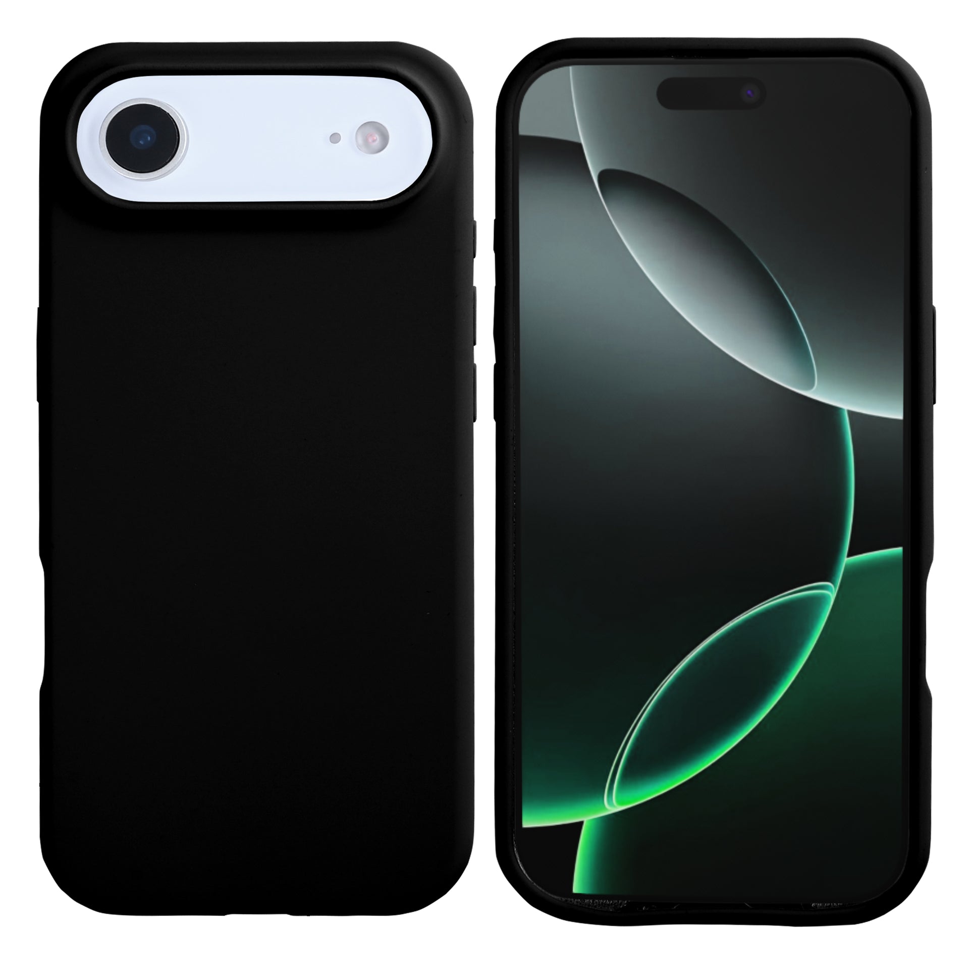 Rixus Soft TPU Phone Case With MagSafe Compatible For Apple iPhone 17 Air Black