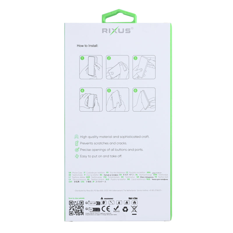 Rixus Soft TPU Phone Case With MagSafe For iPhone 17 Air Dark Green