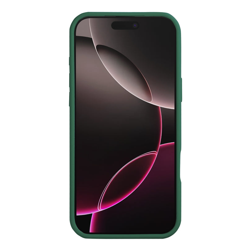 Rixus Soft TPU Phone Case With MagSafe For iPhone 17 Pro Max Dark Green