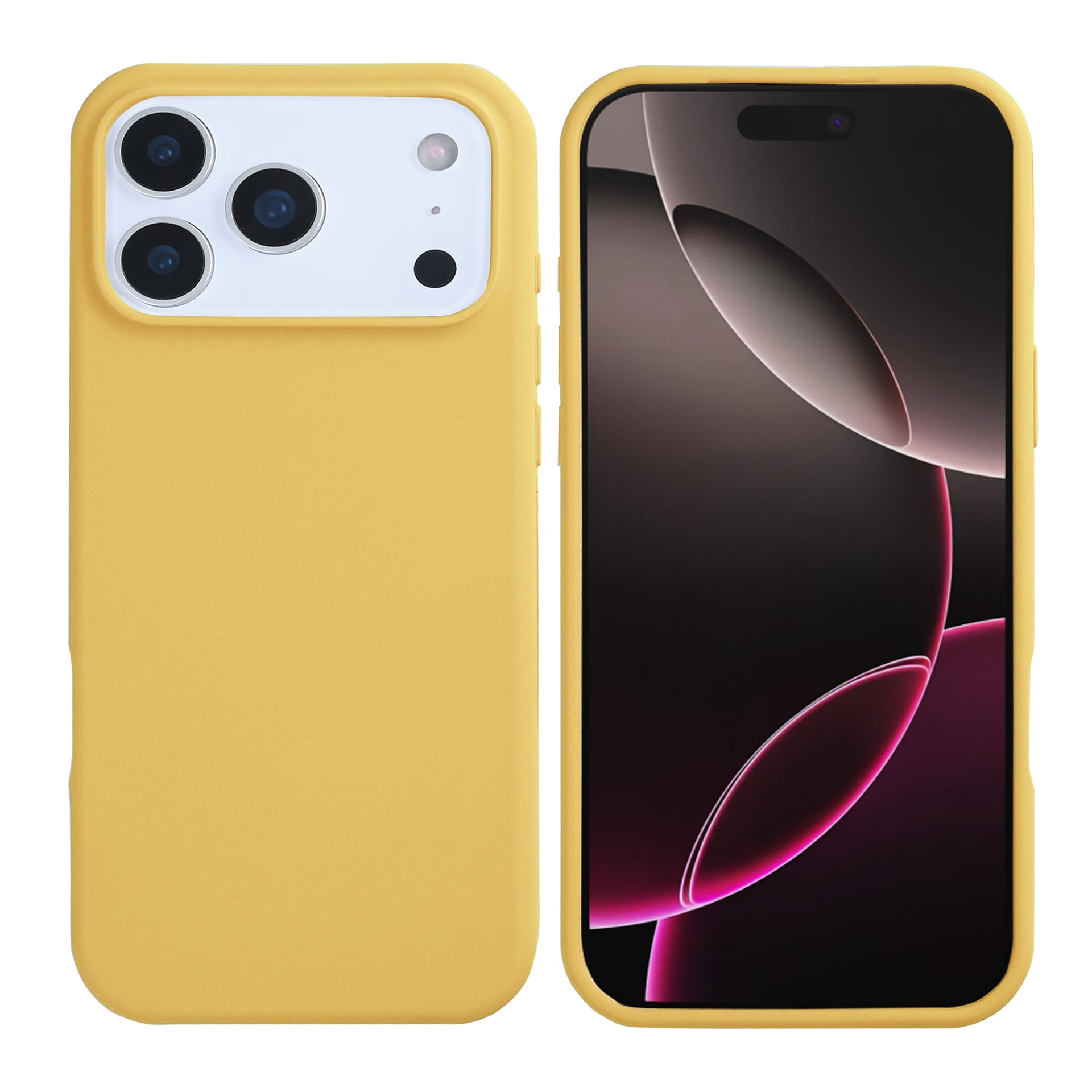 Rixus Soft TPU Phone Case With MagSafe Compatible For Apple iPhone 17 Pro Max Gold