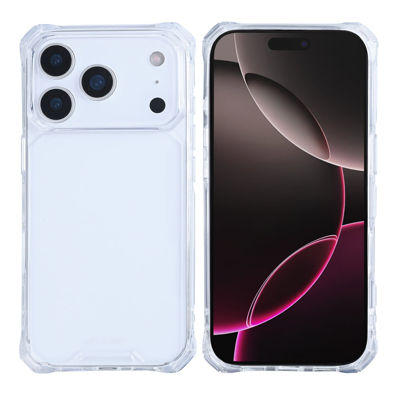 Rixus Armor-X Anti Shock Case For iPhone 17 Pro Transparant