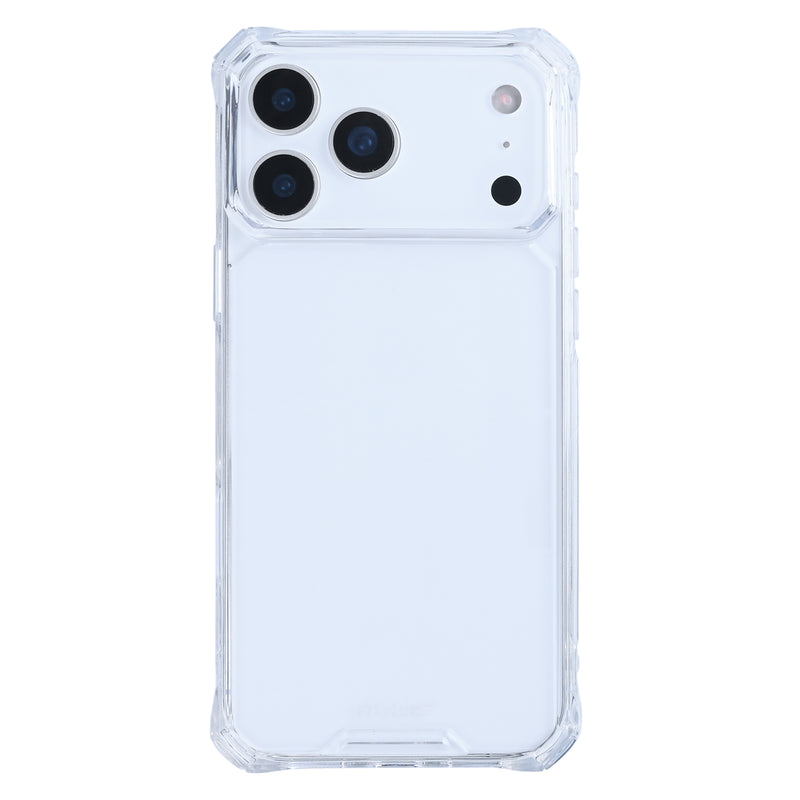 Rixus Armor-X Anti Shock Case For iPhone 17 Pro Max Transparant
