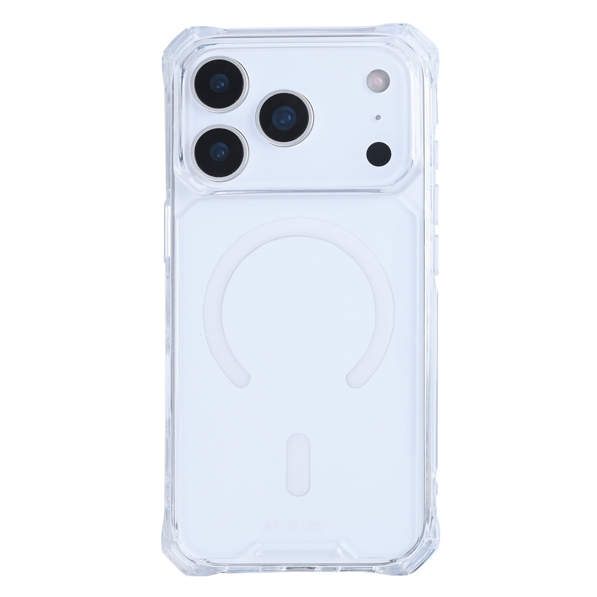 Rixus Armor-X Anti Shock Case With MagSafe Compatible For Apple iPhone 17 Pro Transparent