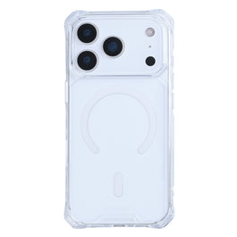 Rixus Armor-X Anti Shock Case With MagSafe Compatible For Apple iPhone 17 Pro Transparent