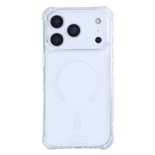 Rixus Armor-X Anti Shock Case With MagSafe Compatible For Apple iPhone 17 Pro Transparent