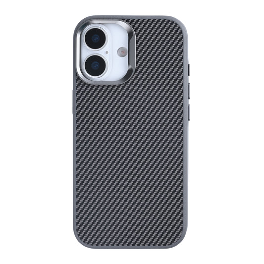 Rixus Mag Carbon With MagSafe Compatible For Apple iPhone 17 Titanium Grey