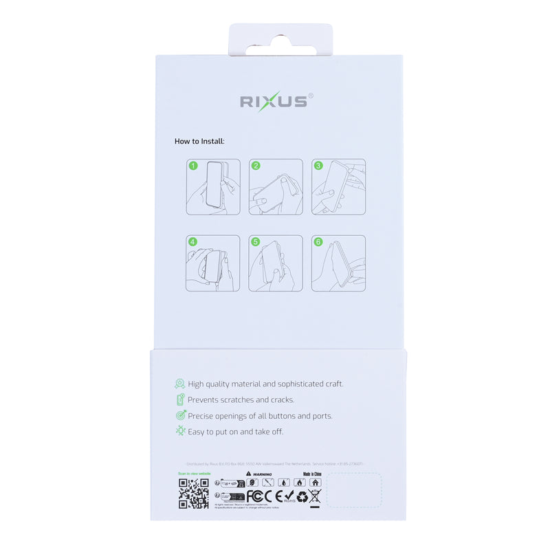 Rixus Mag Carbon With MagSafe For iPhone 17 Titanium Black