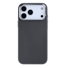 Rixus Mag Carbon With MagSafe Compatible For Apple iPhone 17 Pro Titanium Grey