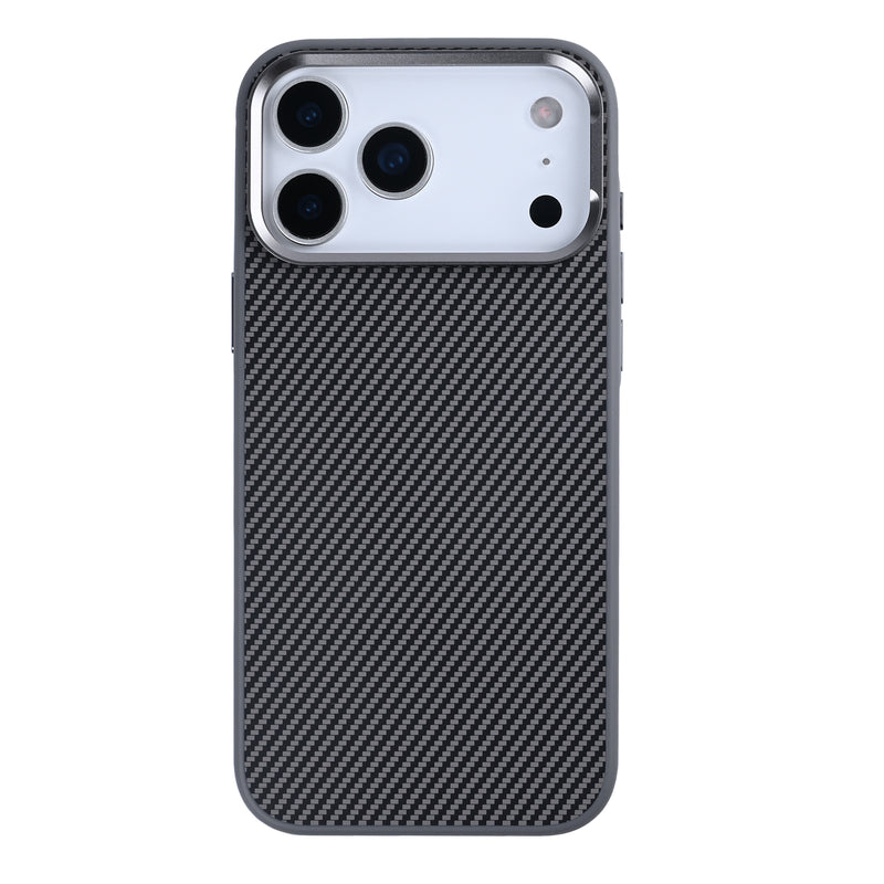 Rixus Mag Carbon With MagSafe For iPhone 17 Pro Titanium Grey