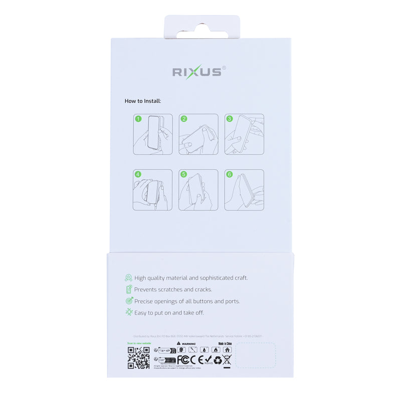 Rixus Mag Carbon With MagSafe For iPhone 17 Pro Titanium Grey