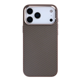 Rixus Mag Carbon With MagSafe Compatible For Apple iPhone 17 Pro Brown