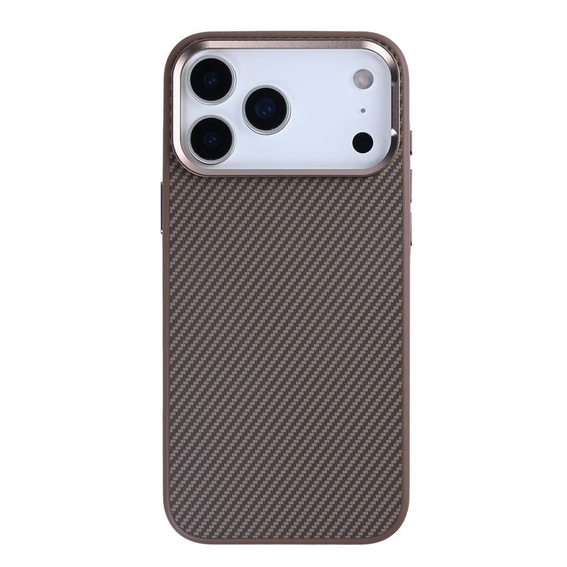 Rixus Mag Carbon With MagSafe For iPhone 17 Pro Brown