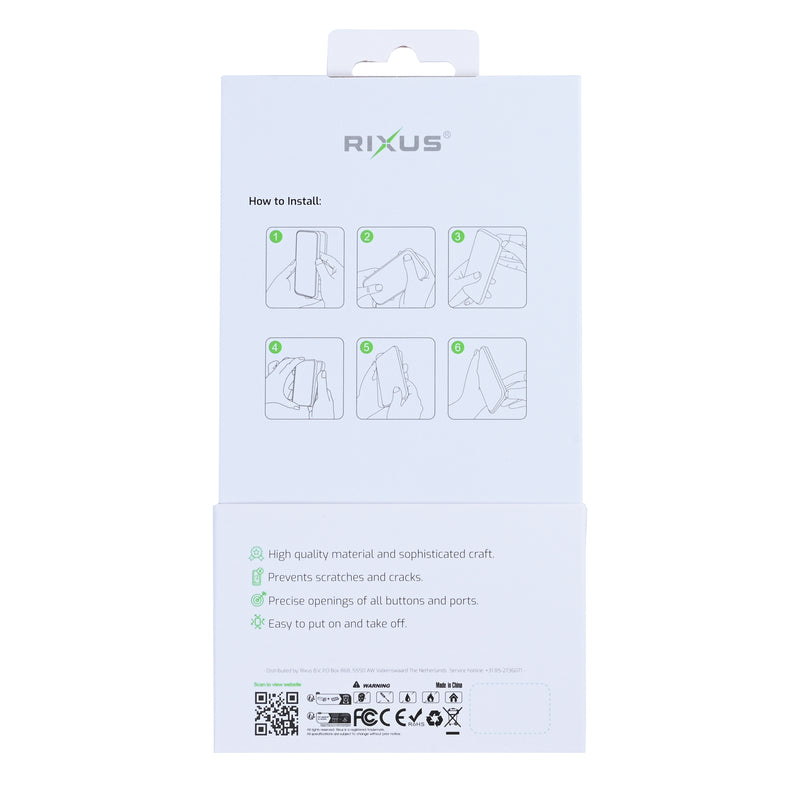 Rixus Mag Carbon With MagSafe For iPhone 17 Pro Titanium Black