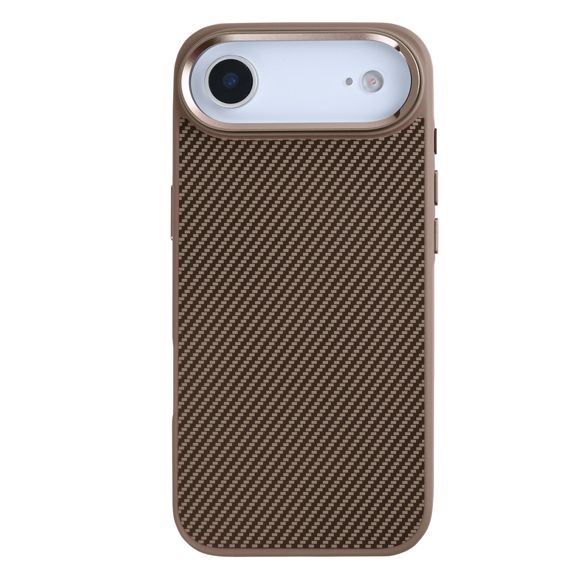 Rixus Mag Carbon With MagSafe Compatible For Apple iPhone 17 Air Brown