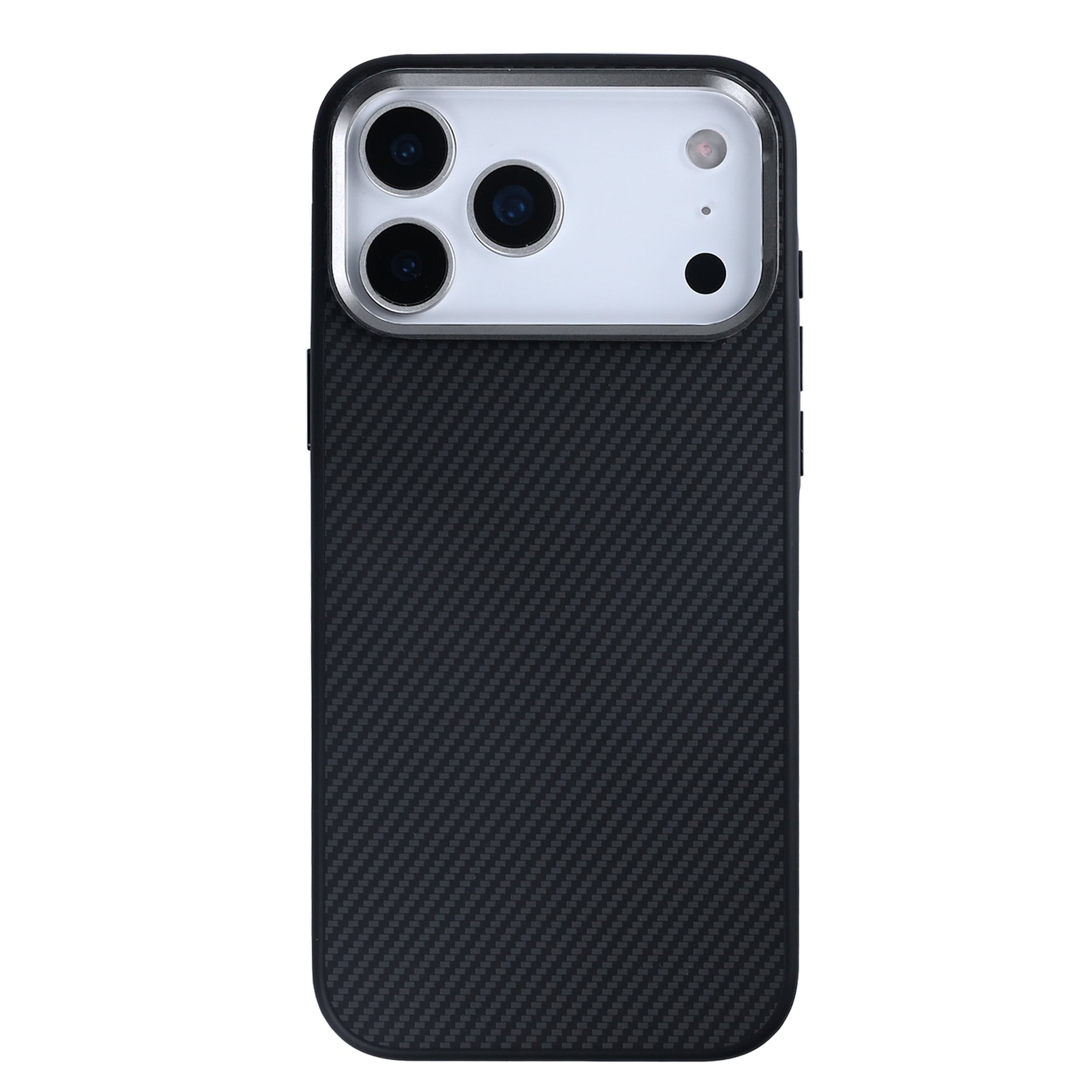 Rixus Mag Carbon With MagSafe Compatible For Apple iPhone 17 Pro Max Titanium Black