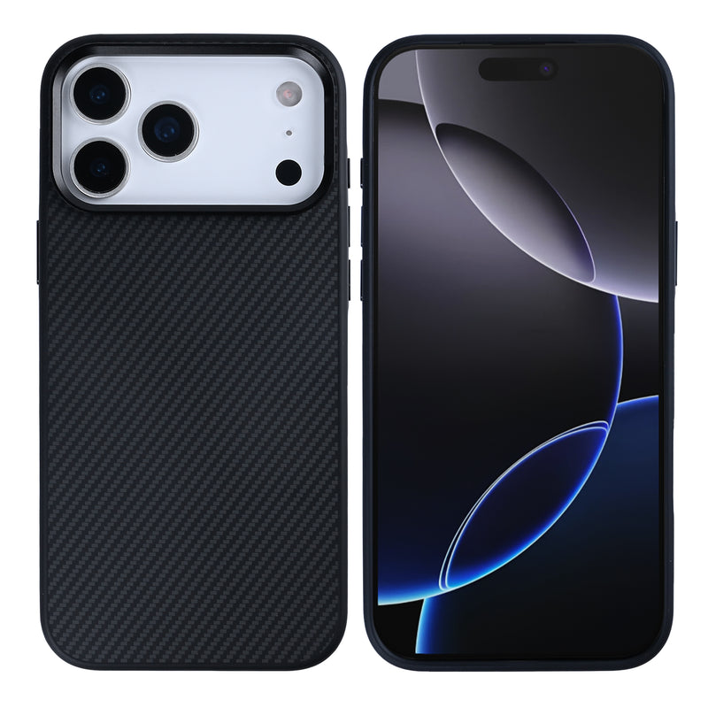 Rixus Mag Carbon With MagSafe For Apple iPhone 17 Pro Max Titanium Black