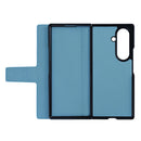 Rixus Wallet Case With Pen Holder For Samsung Galaxy Z Fold 7 Sierra Blue