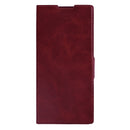 Rixus Wallet Case With Pen Holder For Samsung Galaxy Z Fold 7 Red