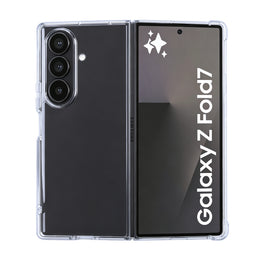 Rixus Anti-Burst Case For Samsung Galaxy Z Fold 7 Transparent