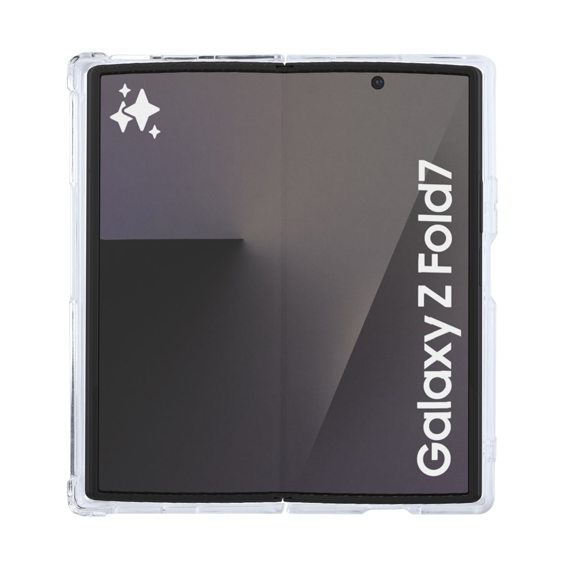 Rixus Anti-Burst Case For Samsung Galaxy Z Fold 7 Transparent