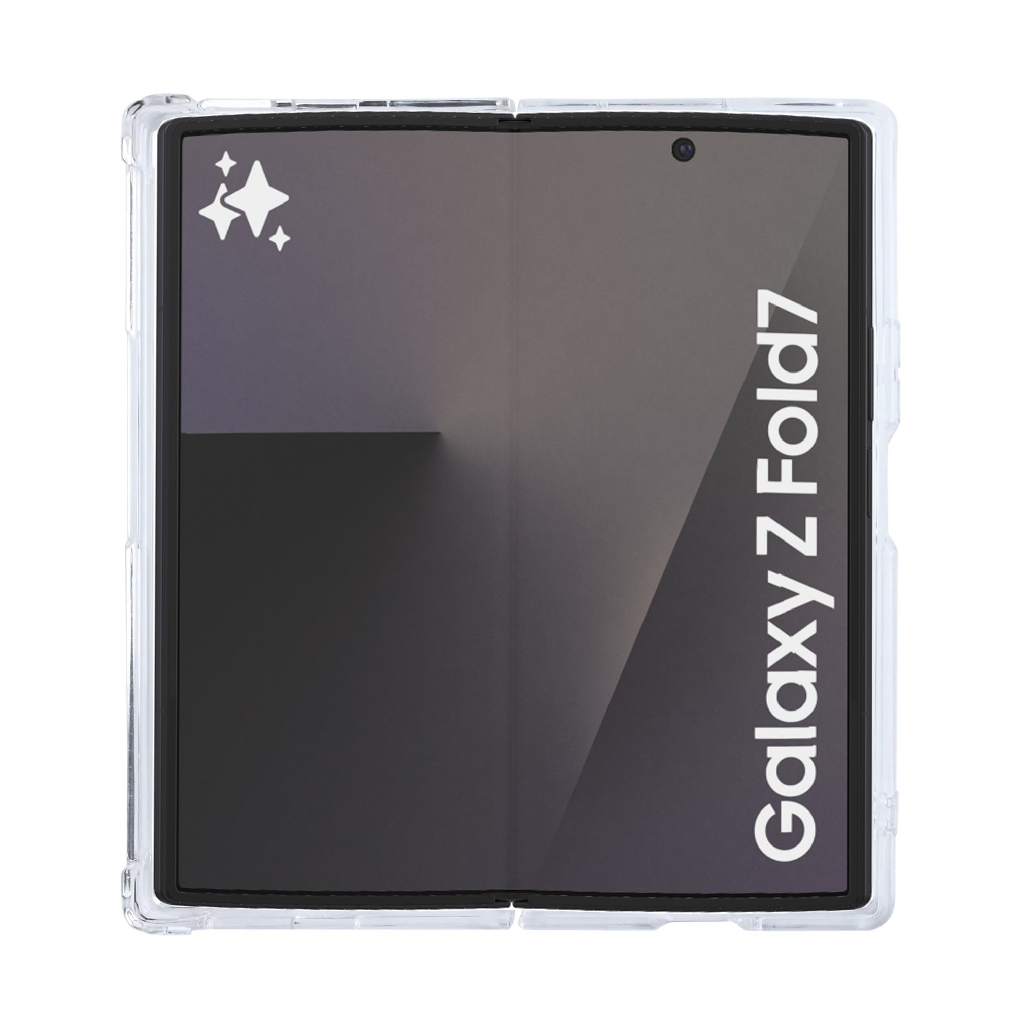 Rixus Anti-Burst Case For Samsung Galaxy Z Fold 7 Transparent