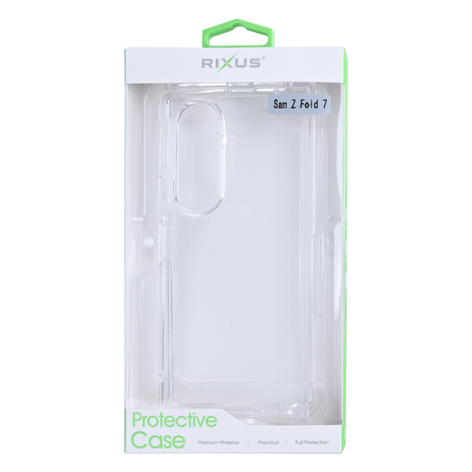 Rixus Anti-Burst Case For Samsung Galaxy Z Fold 7 Transparent