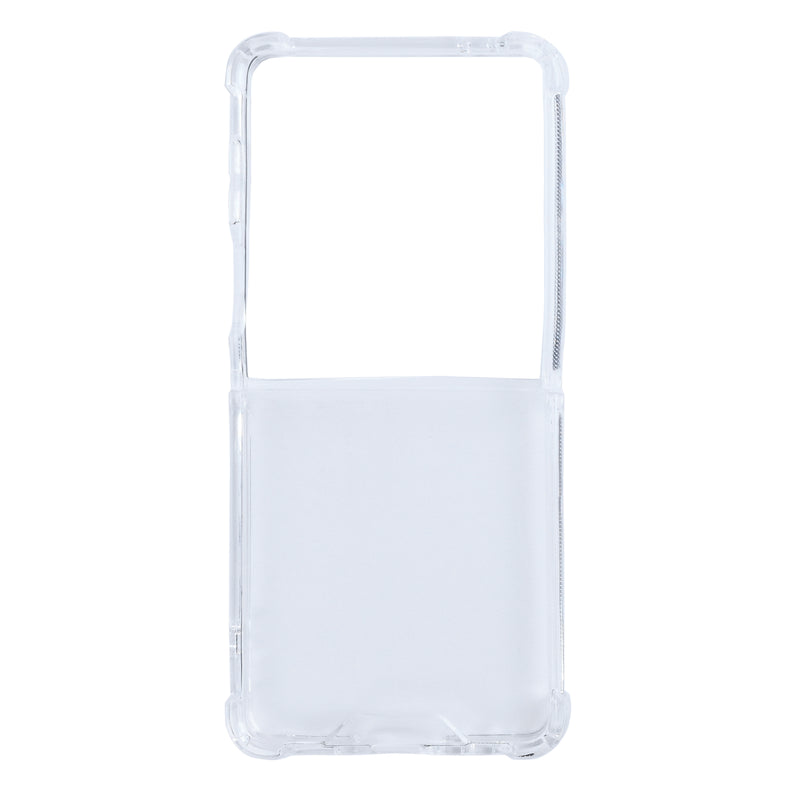 Rixus Anti-Burst Case For Samsung Galaxy Z Flip 7 Transparent