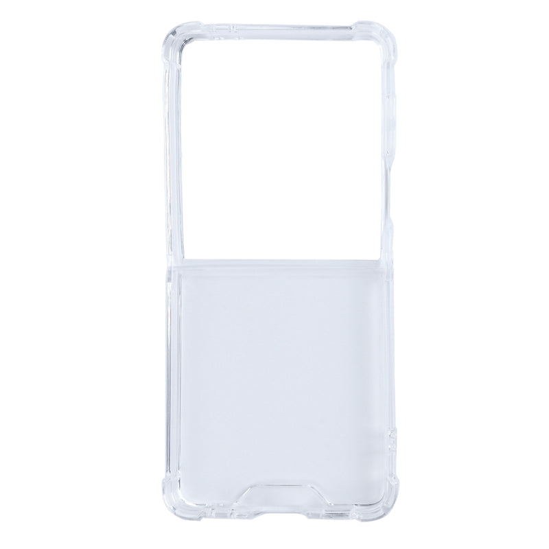 Rixus Anti-Burst Case For Samsung Galaxy Z Flip 7 Transparent