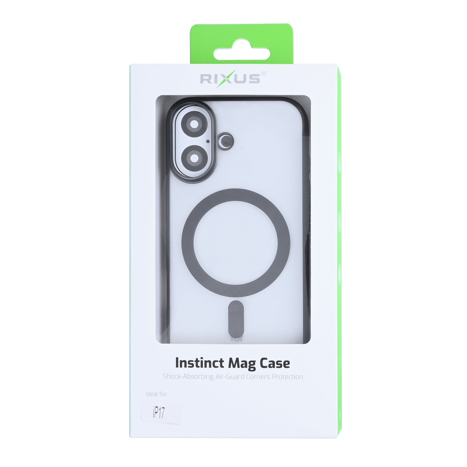 Rixus Instinct Mag Case For Apple iPhone 17 Black