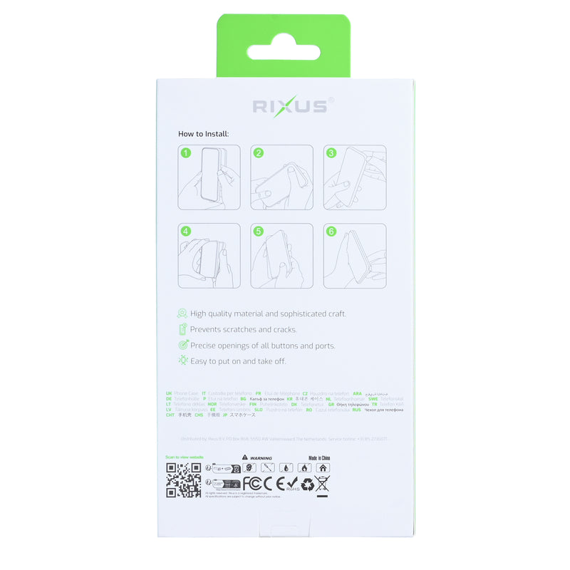 Rixus Instinct Mag Case For iPhone 17 Pro Black