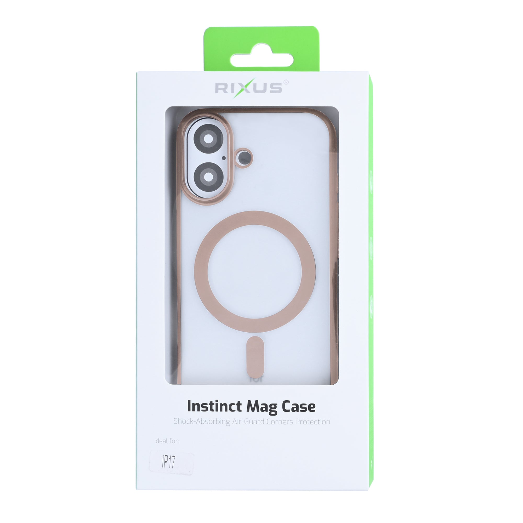 Rixus Instinct Mag Case For Apple iPhone 17 Desert Titanium