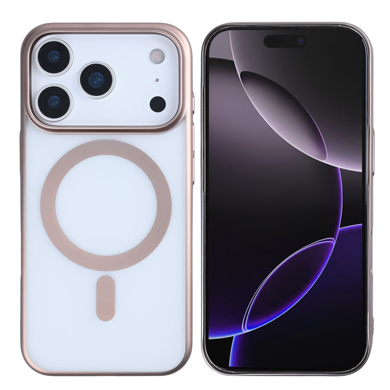 Rixus Instinct Mag Case For iPhone 17 Pro Desert Titanium