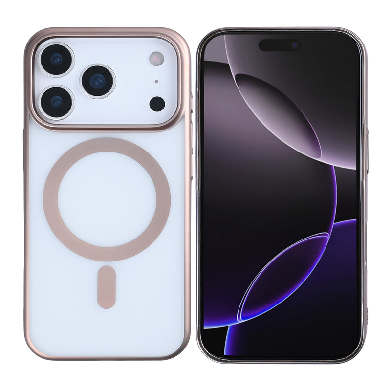 Rixus Instinct Mag Case For iPhone 17 Pro Max Desert Titanium