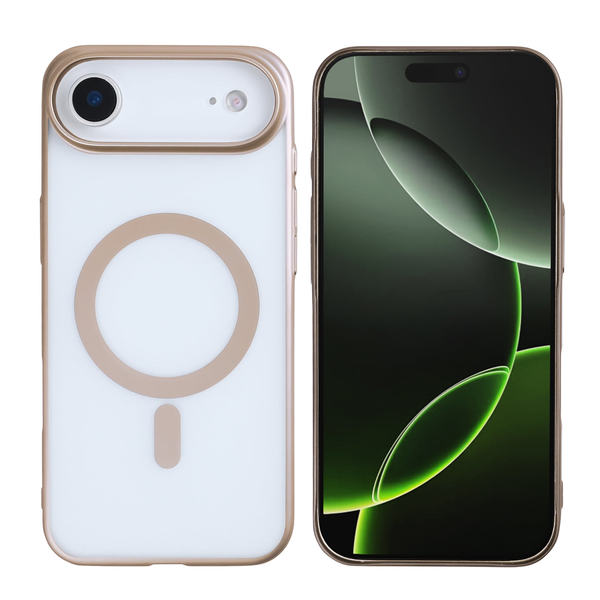 Rixus Instinct Mag Case For Apple iPhone 17 Air Desert Titanium