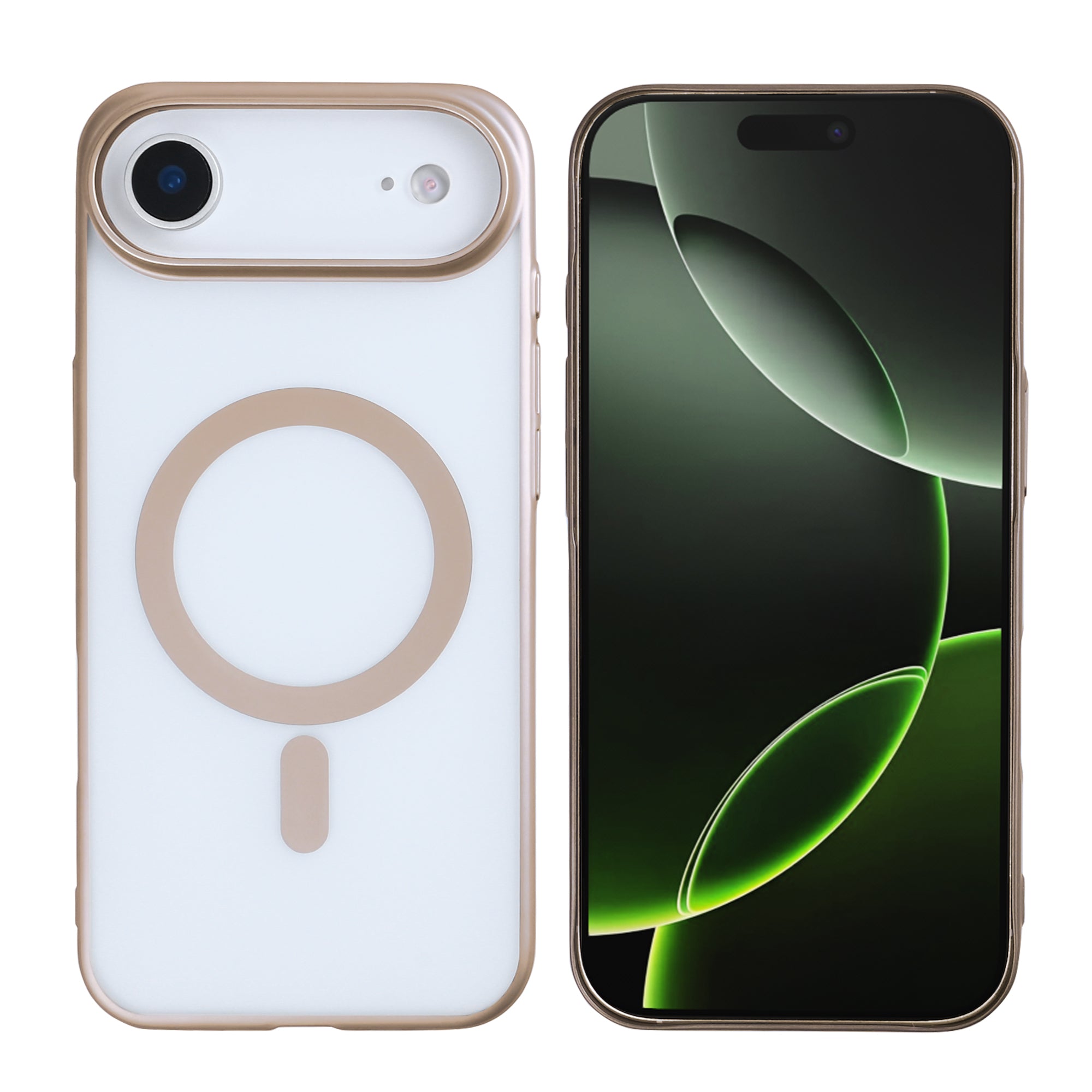Rixus Instinct Mag Case For Apple iPhone 17 Air Desert Titanium