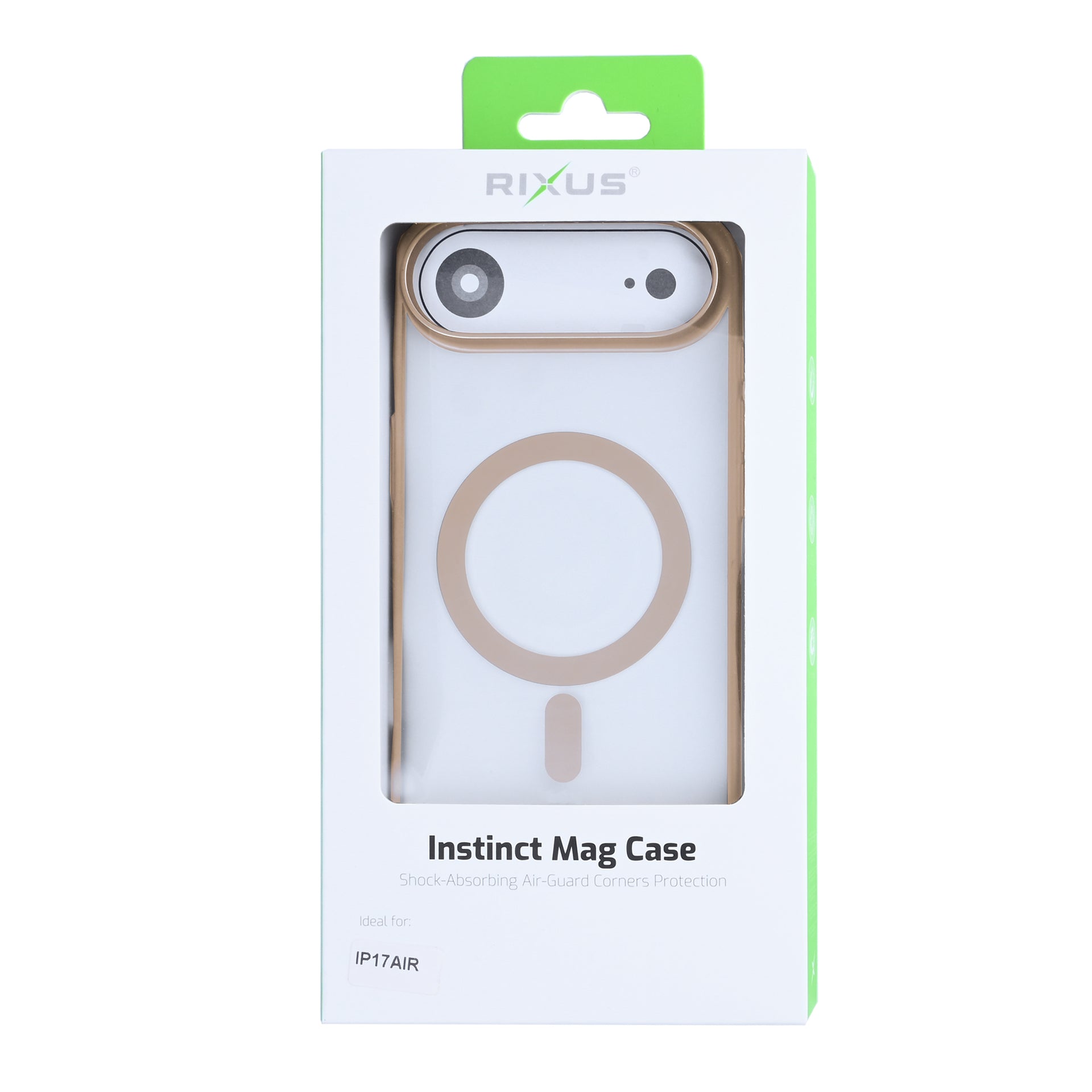 Rixus Instinct Mag Case For Apple iPhone 17 Air Desert Titanium