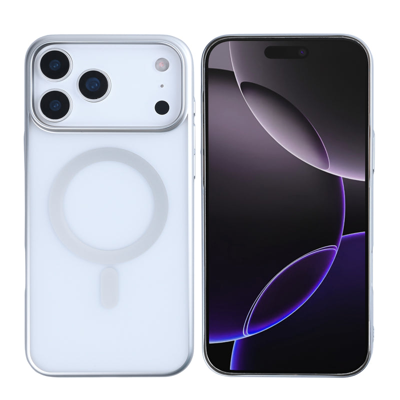 Rixus Instinct Mag Case For iPhone 17 Pro Silver