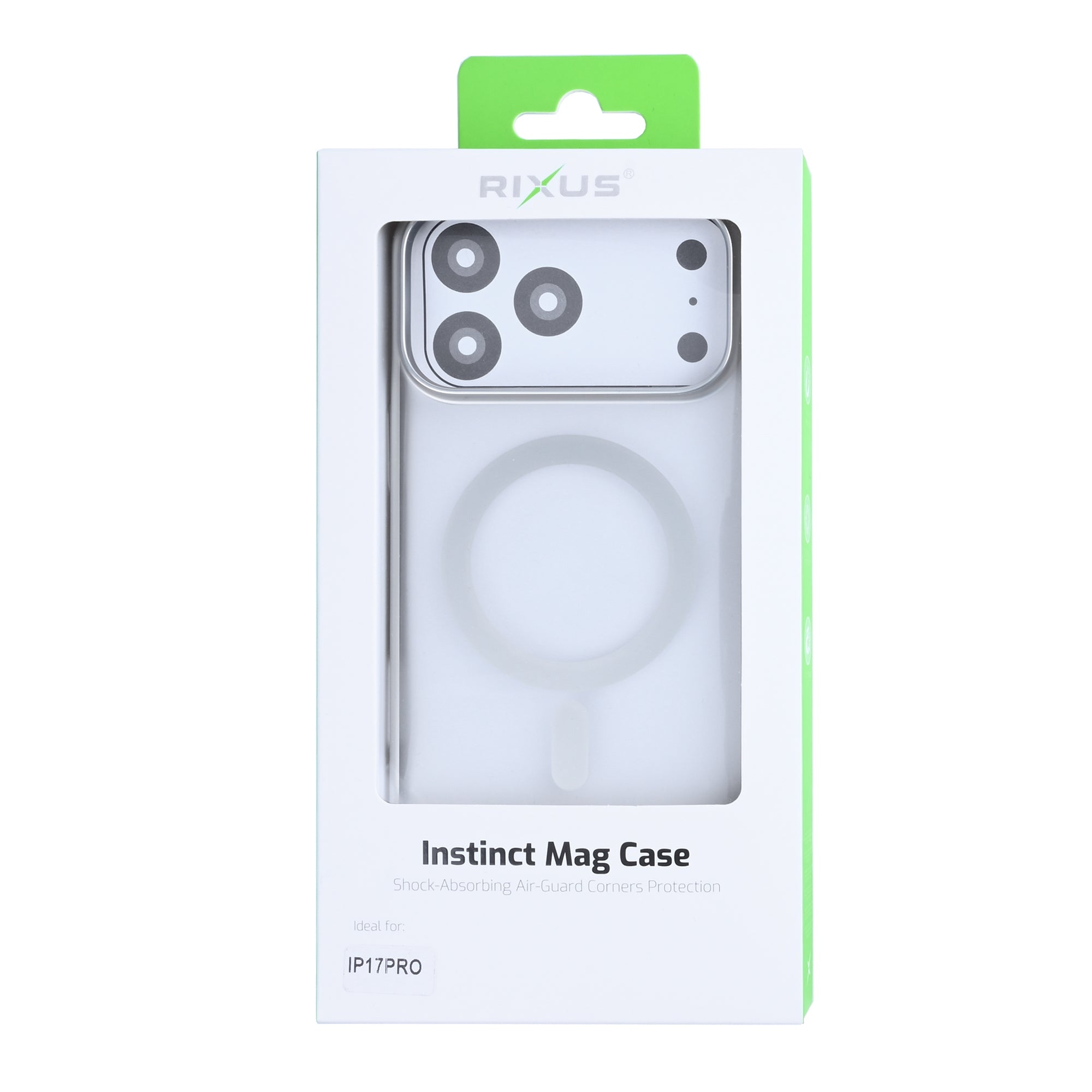 Rixus Instinct Mag Case For Apple iPhone 17 Pro Silver
