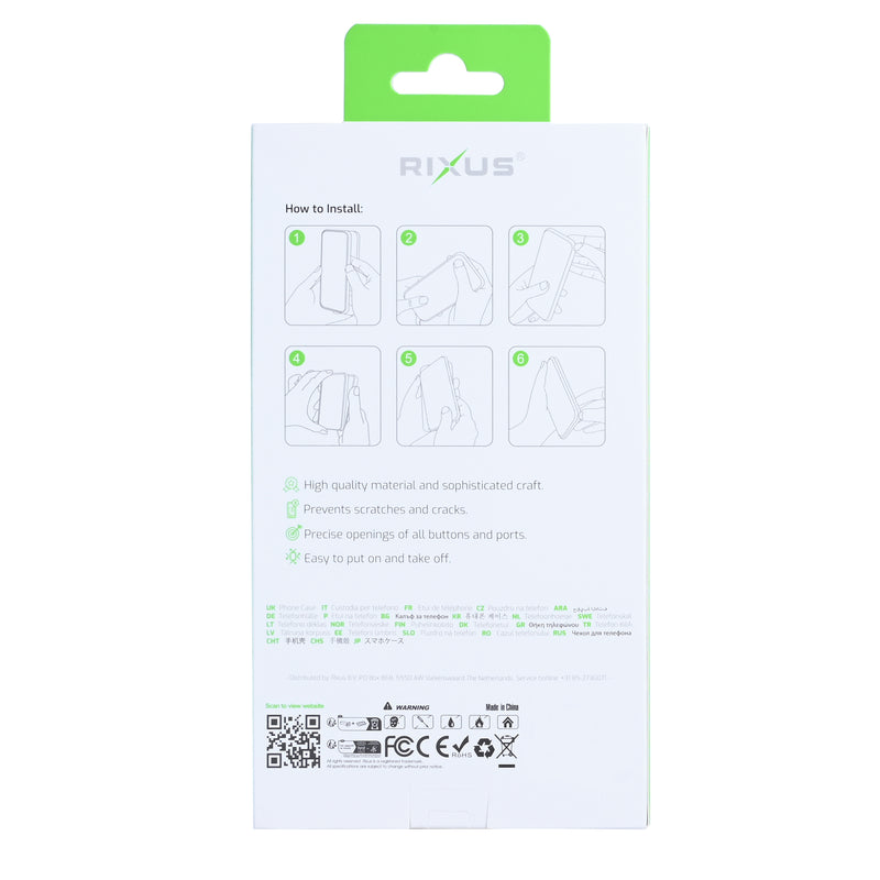 Rixus Instinct Mag Case For iPhone 17 Pro Silver