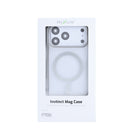 Rixus Instinct Mag Case For iPhone 17 Pro Max Silver