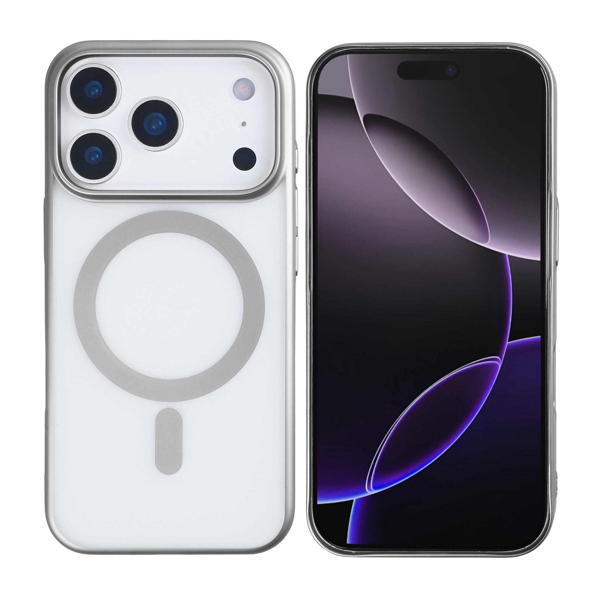 Rixus Instinct Mag Case For Apple iPhone 17 Pro Titanium Grey