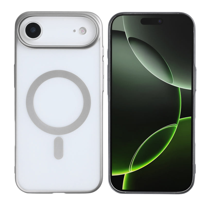 Rixus Instinct Mag Case For iPhone 17 Air Titanium Grey