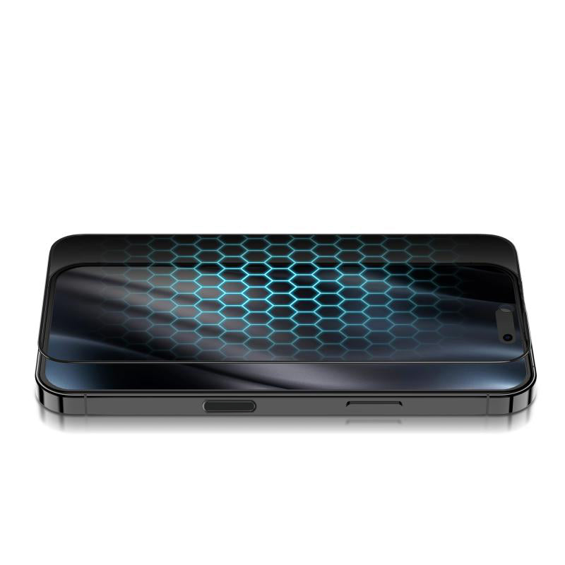 Rixus Privacy Full Curved Edge Tempered Glass For Apple iPhone 17 Pro (10-Pack)