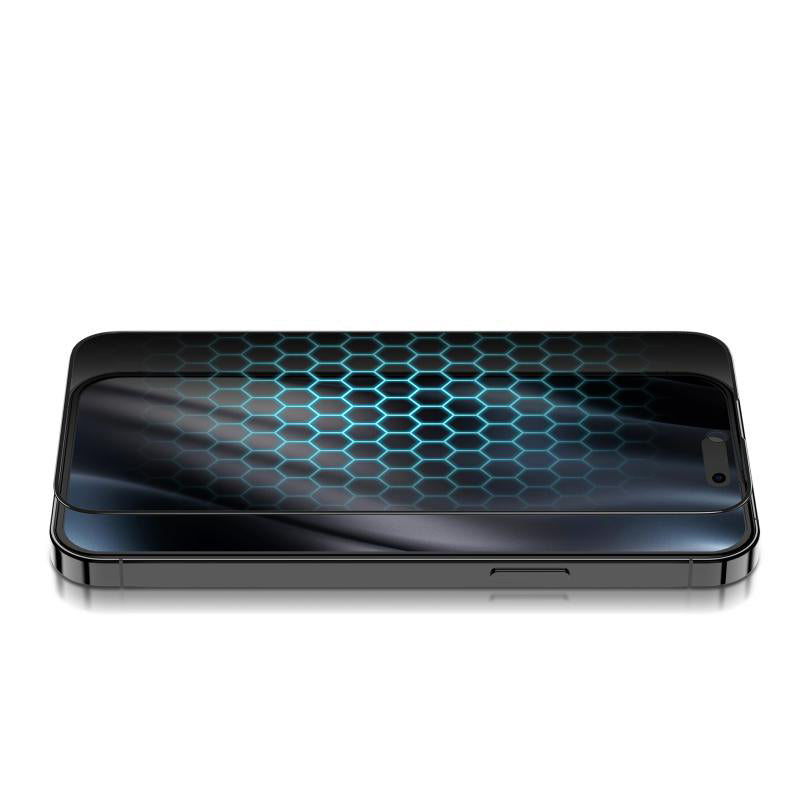 Rixus Privacy Full Curved Edge Tempered Glass For iPhone 17 Pro