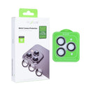 Rixus Metal Shield Camera Tempered Glass For iPhone 17 Pro, 17 Pro Max Grey